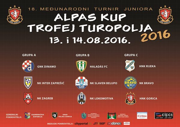 18. Meðunarodni turnir juniora  Alpas kup - Trofej Turopolja 2016.