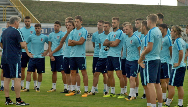 Reprezentacija U-21 na treningu u Velikoj Gorici